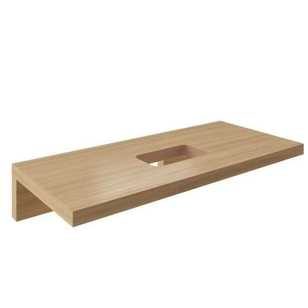 Blat tip L lavoar Ravak 80x55xH5 cm, stejar