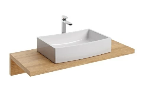 Blat tip L lavoar Ravak 80x55xH5 cm, stejar