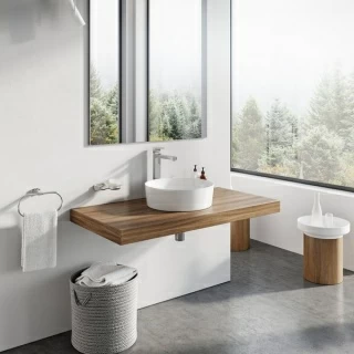 Lavoar Ravak Uni Ø 40 cm, montaj pe blat