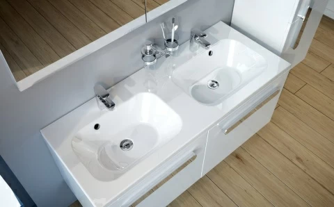 Lavoar dublu Ravak Chrome 120x49xH17 cm