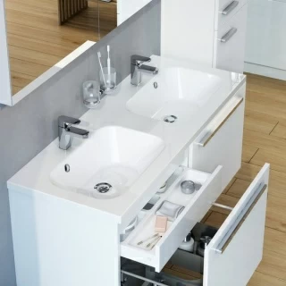 Lavoar dublu Ravak Chrome 120x49xH17 cm
