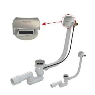 Coloana scurgere cada cu preaplin Ravak Chrome