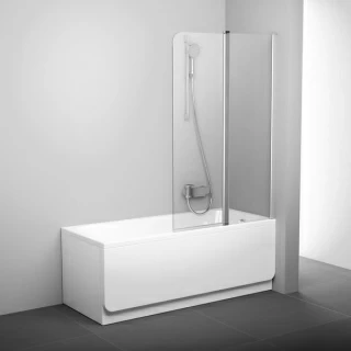 Paravan cada Ravak Chrome CVS2 100x150 cm, stanga, profil cromat