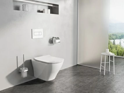 Clapeta actionare WC Ravak Uni Chrome 25x17 cm, crom satinat