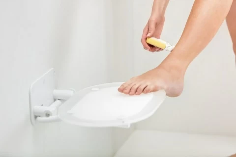 Scaun Ravak Chrome pentru cabina dus, crom