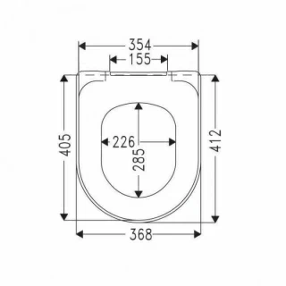 Capac WC Villeroy & Boch O.Novo balamale otel