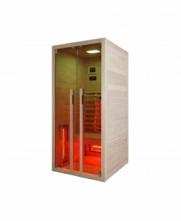 Sauna uscata infrarosu Sanotechnik Ruby 1 lemn canadian 100x90x195 cm