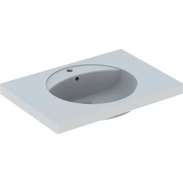 Lavoar Geberit Preciosa cu blat 80x55xH20 cm fara preaplin