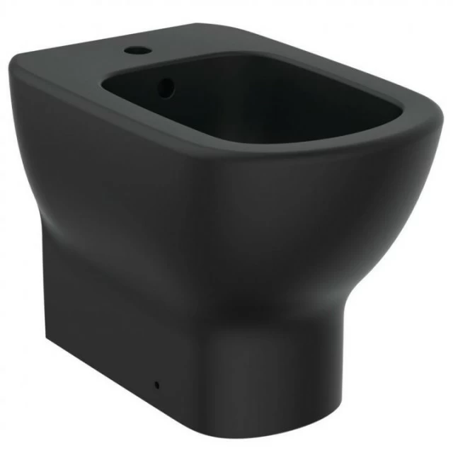 Bideu Ideal Standard Tesi lipit de perete, culoare negru mat