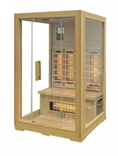Sauna uscata Sanotechnik FUTURE 2 persoane cu 2 rezistente 120x105xH190