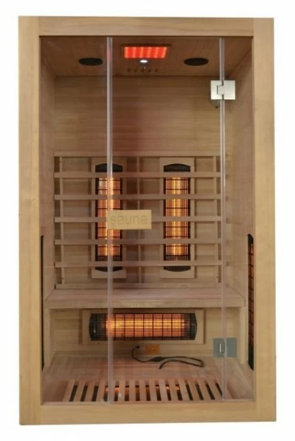 Sauna uscata 2 persoane Sanotechnik MALMO cu 7 rezistente 120x105xH190 cm