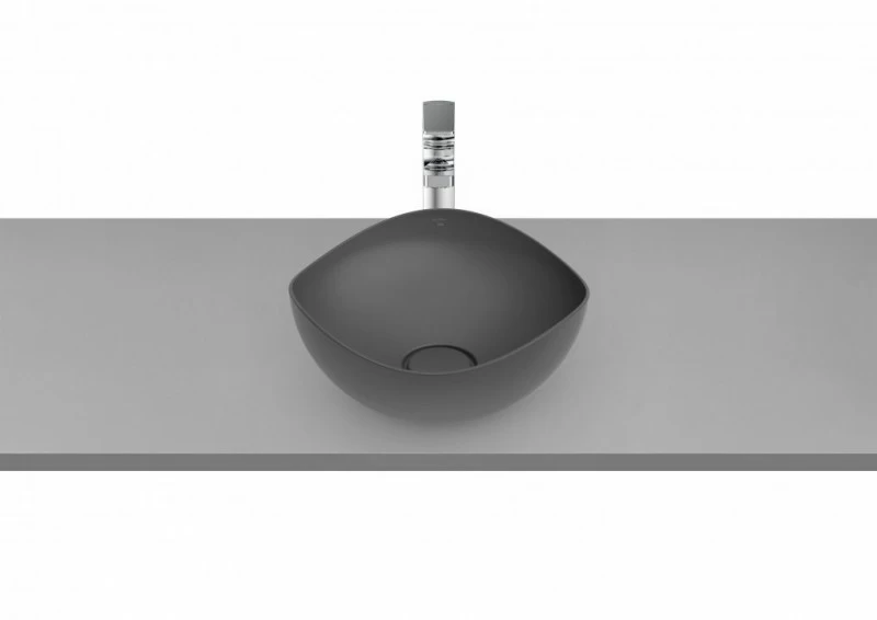 Lavoar Roca Ohtake 37.5x37.5xH17.5 cm, culoare onyx