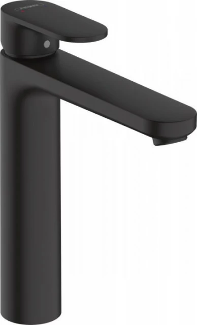 Baterie lavoar Hansgrohe Vernis Blend, 190 cu ventil pop-up, negru mat