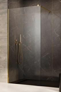 Cabina dus Walk-In Radaway Modo New Gold II, auriu, 95xH200 cm