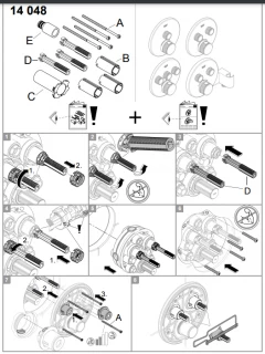 Set de extensie 2.5 cm universal Grohe Rapido SmartBox 