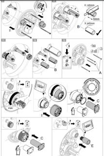 Set de extensie 2.5 cm universal Grohe Rapido SmartBox 