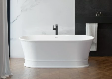 Cada freestanding Cast Marble Alcamo 170x84 cm alba