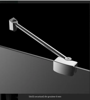 Cabina dus semirotunda Radaway Torrenta PDD 100x80xH195 cm