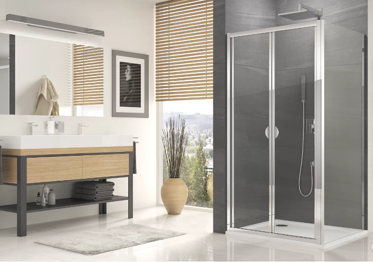 Cabina dus cu usa pliabila culisanta Ocelia OCEK 90x80xH190 cm