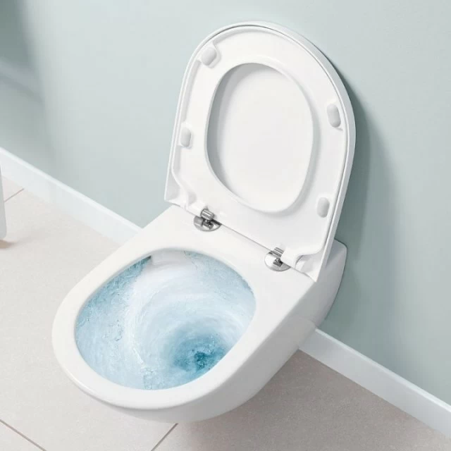 Set vas wc suspendat Villeroy & Boch Subway 3.0 Rimless 56x37 cm cu capac soft close