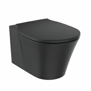 Set PROMO Vas wc si capac soft-close Ideal Standard Connect Air suspendat Rimless, negru