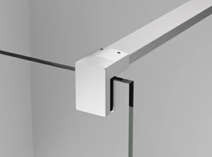 Cabina dus Walk-in SanSwiss Easy Japan STR4P 80xH200 cm, profil crom