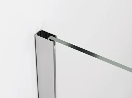 Cabina dus Walk-in SanSwiss Easy Japan STR4P 100xH200 cm, profil crom
