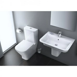 Capac wc Roca The Gap inchidere lenta, balamale metalice