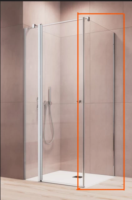 Perete lateral cabina dus Radaway Eos II KDJ, 90xH195 cm