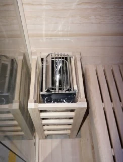 Sauna finlandeza mixta Sanotechnik Twincombi 2 persoane, 130x120xH200 cm