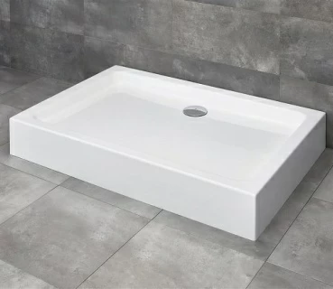 Set PROMO cabina dus Radaway Torrenta KDJ 100x80 cm, sifon si cadita Laros D Compact, stanga