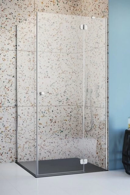 Set PROMO cabina dus Radaway Torrenta KDJ 90x90 cm, sifon si cadita Tinos C Compact, dreapta