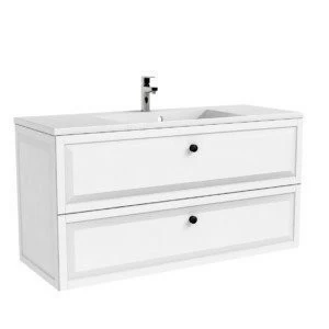 Set mobilier Oristo MonteBianco cu lavoar marmura Amelia 120x46 cm