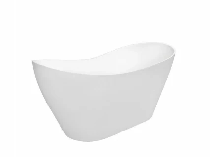 Cada freestanding Besco Viya compozit 170x72 cm, alb
