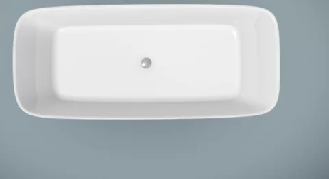 Cada Cast Marble Corsica 174,5x75,4xH62 cm cu preaplin si ventil click-clack