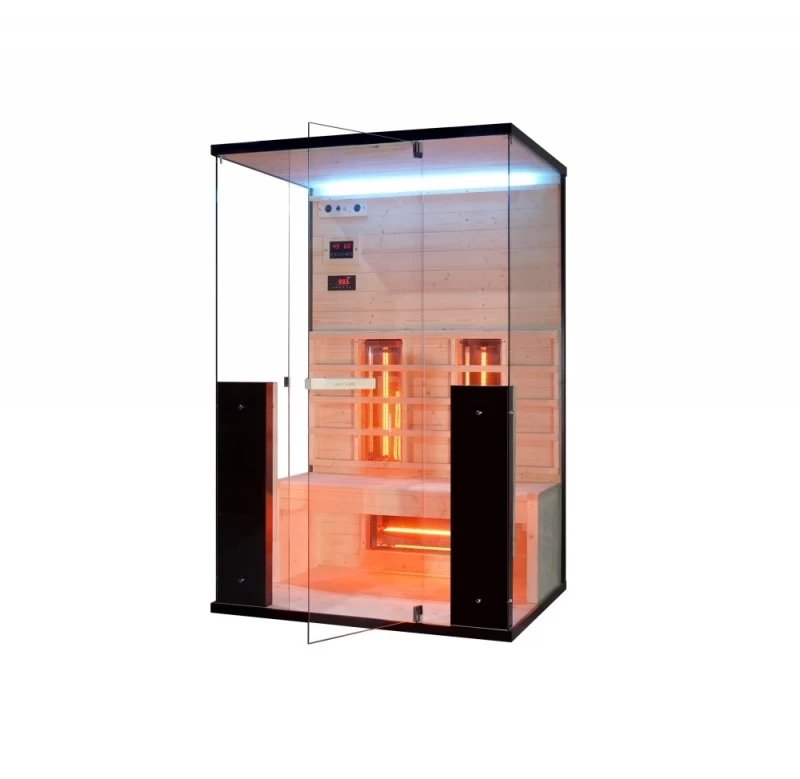 Sauna cu infrarosu Sanotechnik Billund 2, 100x125xH190 cm pentru 2 persoane