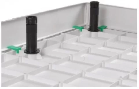 Cadita de dus semirotunda din SMC Sanotechnik, 90x90xH3,5 cm