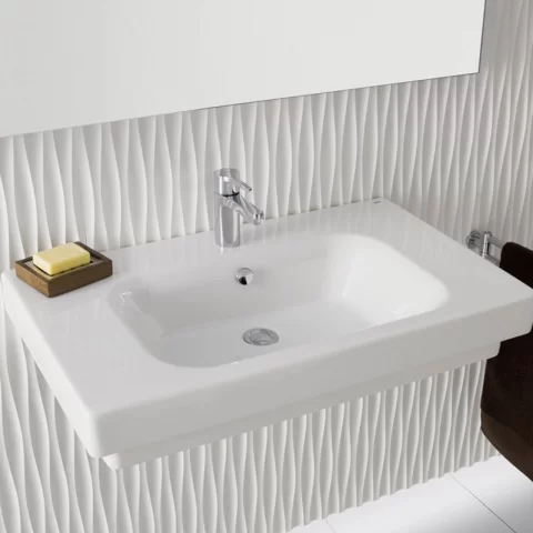 Lavoar suspendat Gala Flex alb 60x47.5 cm