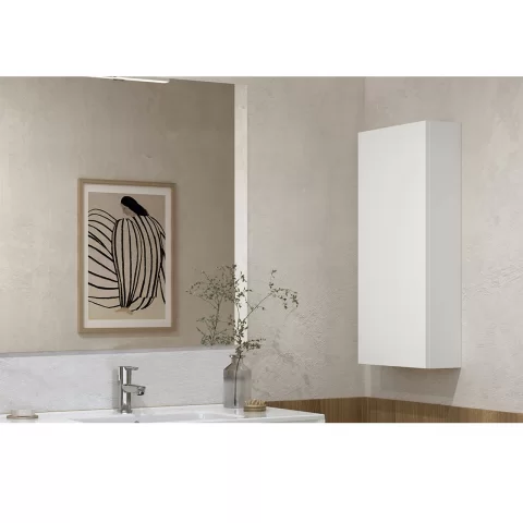 Dulap suspendat Gala Shona 35x80 cm alb mat