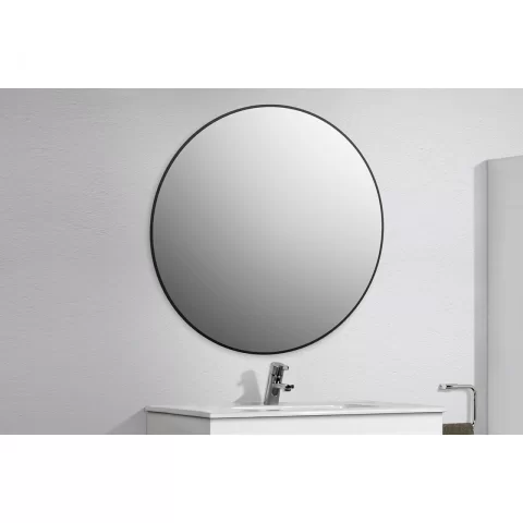 Oglinda rotunda Gala Nero Ø 80 cm
