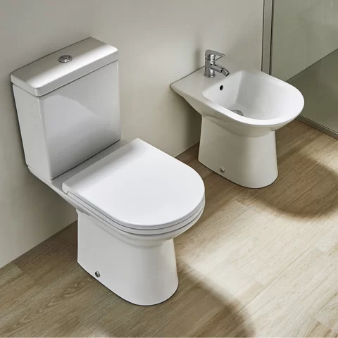 Vas WC pe pardoseala Gala Aris rimless 66x36 cm alb