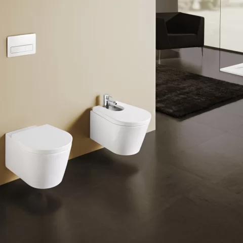 Vas WC suspendat Gala Glam 52.5x36.5 cm alb 