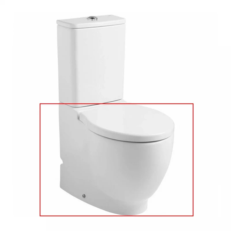 Vas WC pe pardoseala Gala Klea 60x37 cm alb lipit de perete