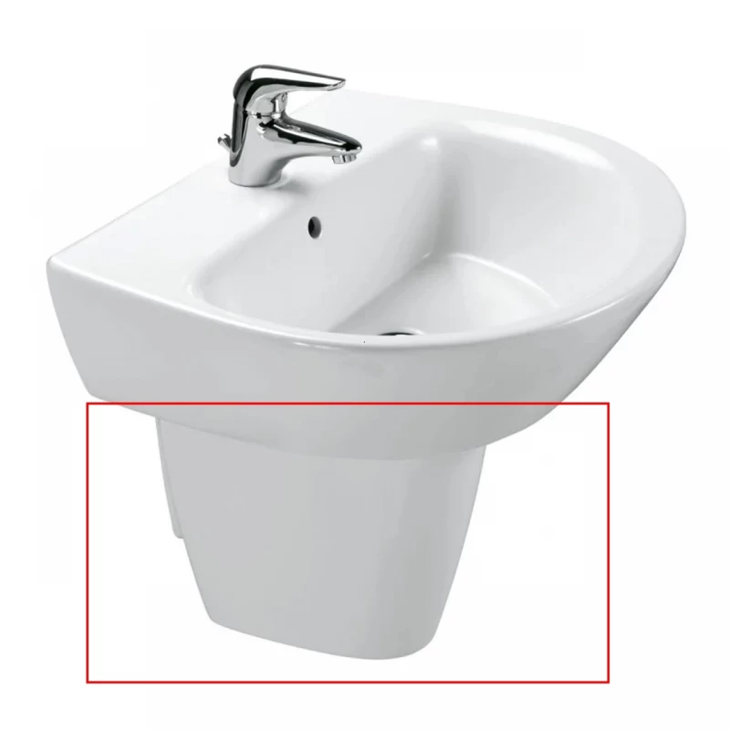 Semipicior pentru lavoar Gala Jazz alb