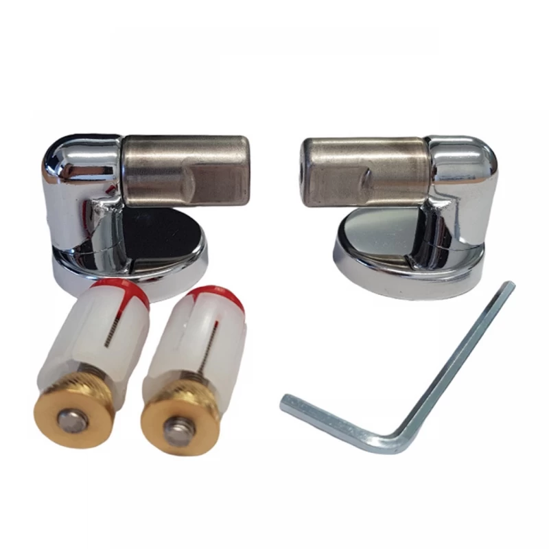 Set fixare capac WC Gala Metropol, Smart softclose crom