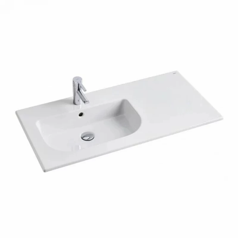 Lavoar pe mobilier Gala Mid alb 91x46 cm