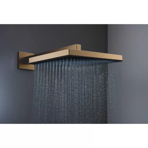 Palarie dus patrata Hansgrohe Pulsify E 260 bronz periat cu 1 tip de jet 