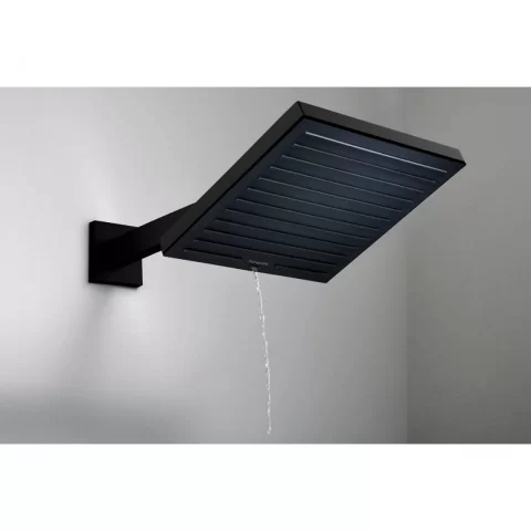 Palarie dus patrata Hansgrohe Pulsify E 260 negru mat cu 1 tip de jet 