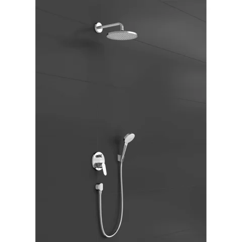Sistem de dus incastrat Hansgrohe Crometta S crom lucios