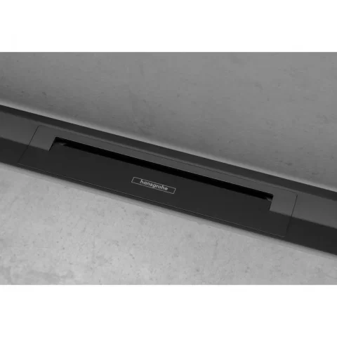 Grila pentru rigola dus Hansgrohe RainDrain Flex ajustabil 80 cm negru mat